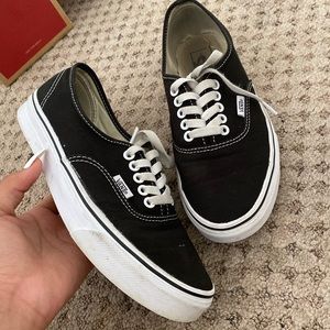black vans w box